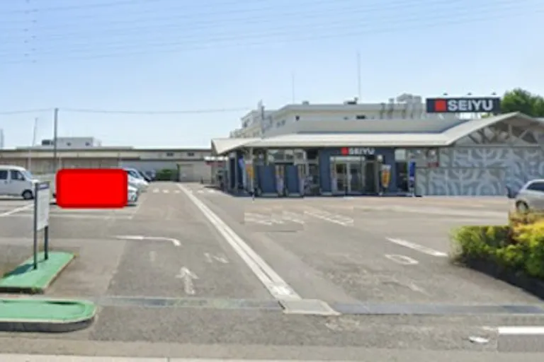 【西友 江南店】店舗外 (入口横 屋根なし) キッチンカー・コーヒーテイクアウトや、お好み焼き・たいやき・クレープ など販売におすすめな屋外催事イベントスペースの画像1