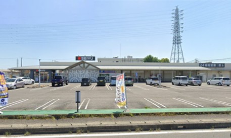 【西友　江南店】店舗外 (入口横 屋根なし)　キッチンカー・コーヒーテイクアウトや、お好み焼き・たいやき・クレープ など販売におすすめな屋外催事イベントスペース