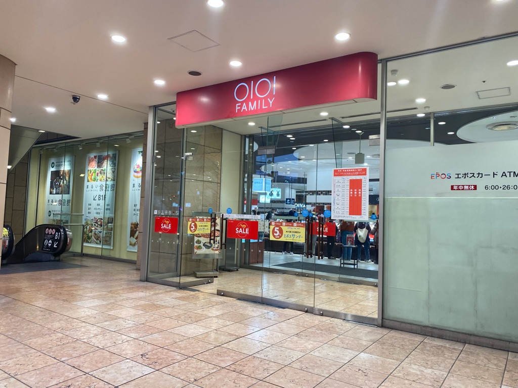 【マルイファミリー溝口】1階カレンダリウムF06【食物販】エスカレーター正面のコンパクトな好立地スペース