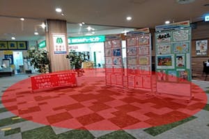 【イオンスタイル検見川浜】物販やプロモーションに適した駅チカショッピングモールの4階エスカレーター前のイベントスペース