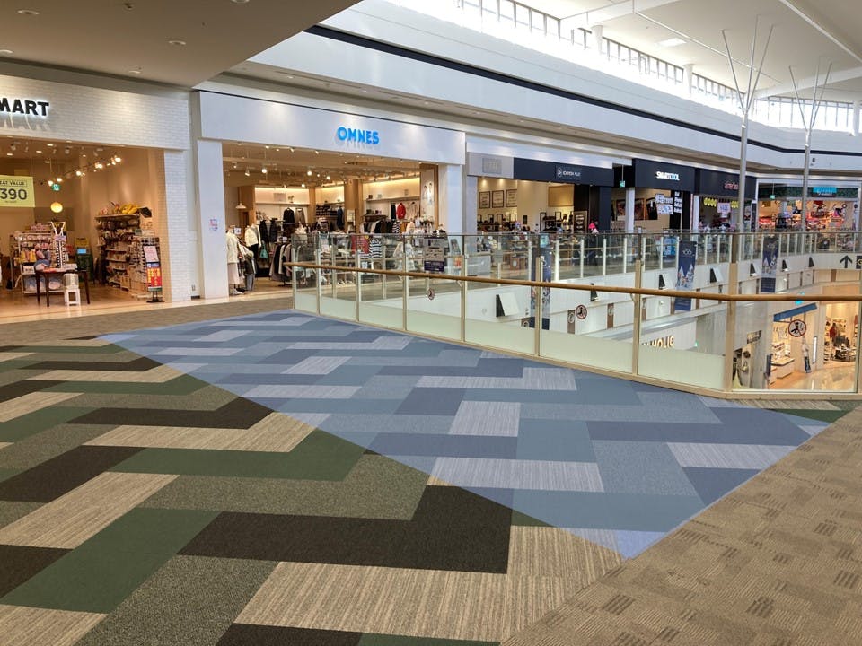 【イオンモール熊本】タリーズ前ブリッジの画像