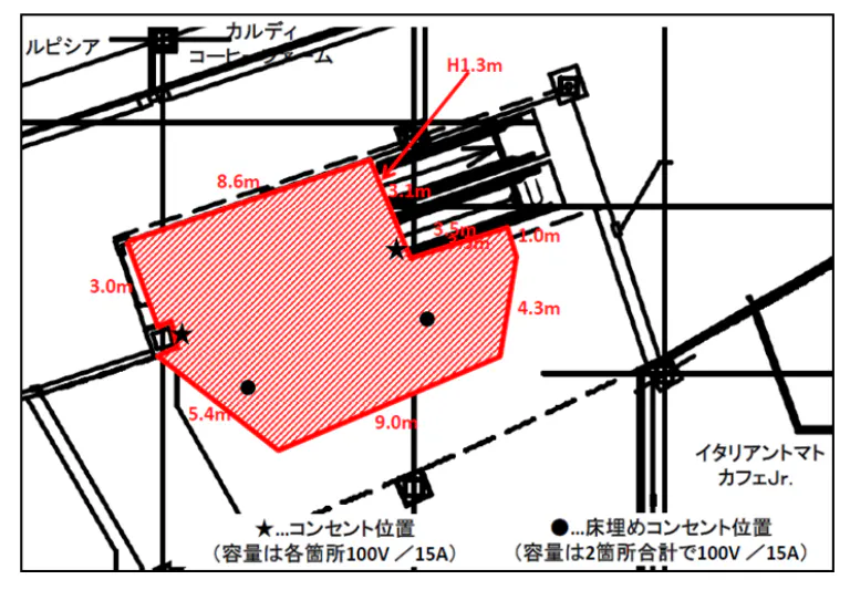 【イオンモール熱田*】1F　熱田広場