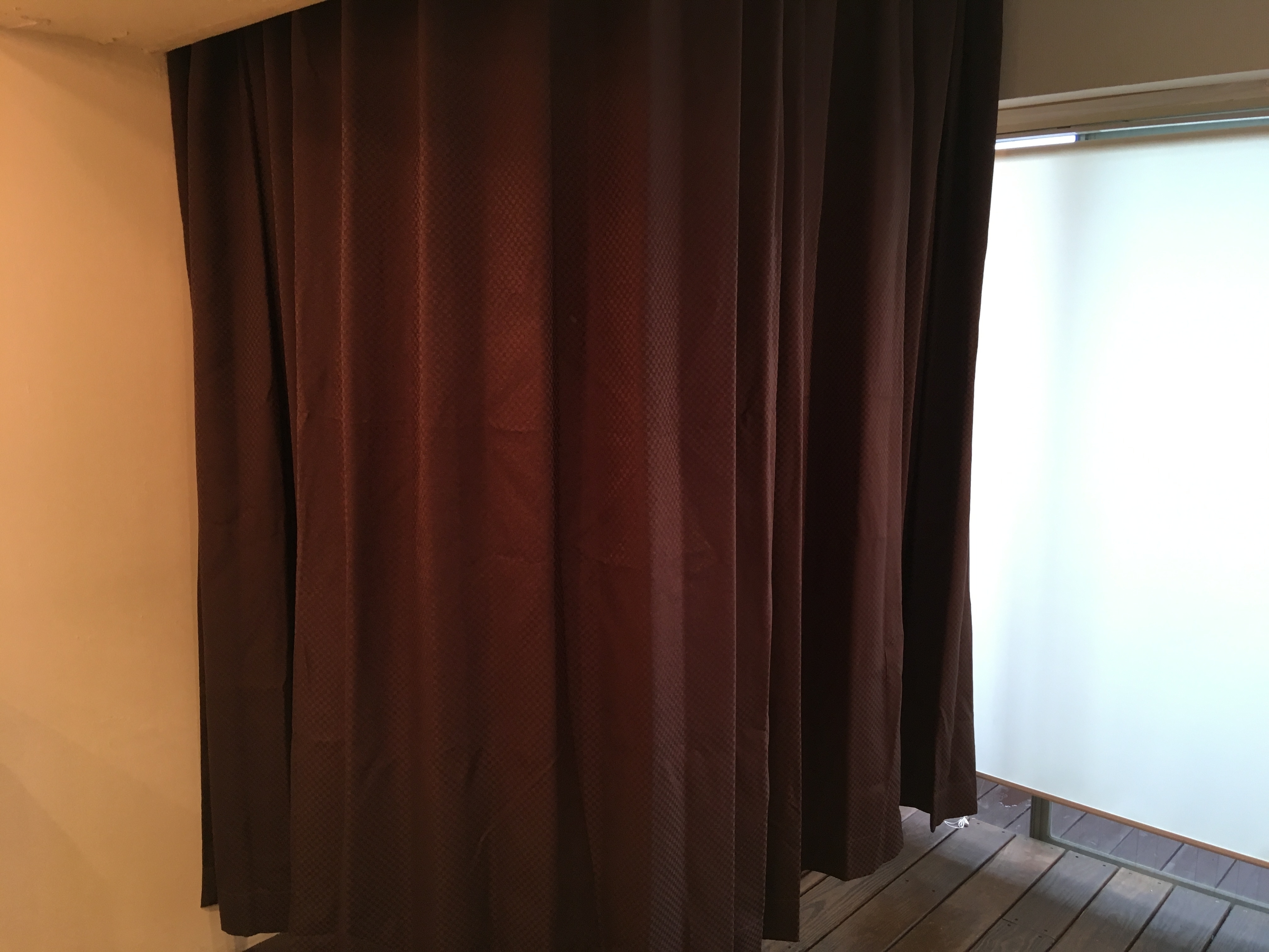 簡易更衣室は取り外しも可能です。