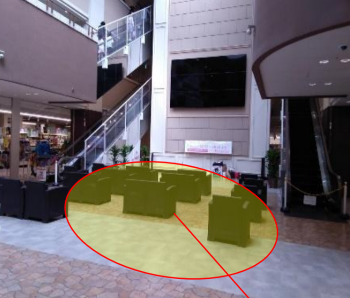 【オリンピックユーカリが丘店】プロモーションに最適な2Fイベントスペース