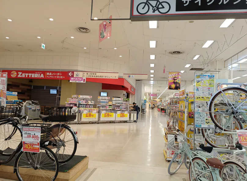 【イオン仙台幸町】ゼッテリア前 販促プロモーションや物販に最適なスーパー店内催事イベントスペース