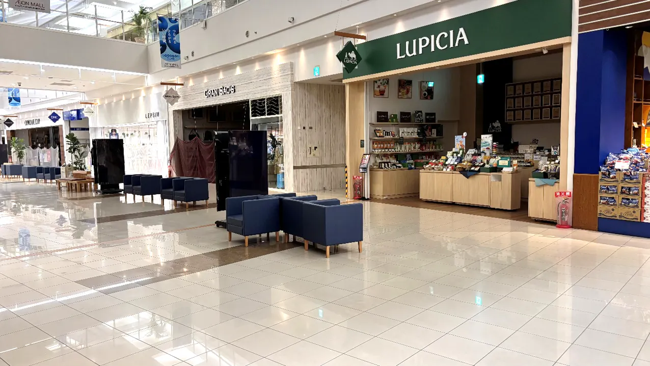 【イオンモールKAGOSHIMA BAY（鹿児島県）】LUPICIA前　催事スペース