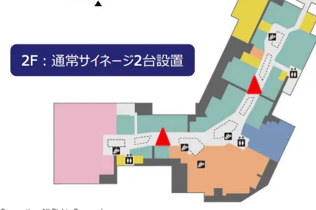 【イオンモール川口】モール内広告 館内デジタルサイネージ