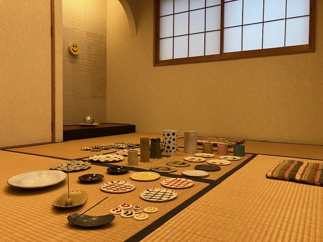 茶室の使用例：器の展示