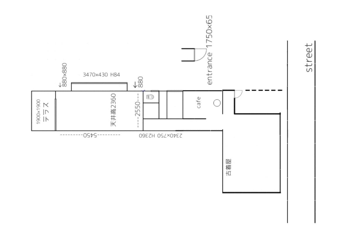【高円寺南口徒歩6分】古着屋に隣接する一階の古民家風スペース
