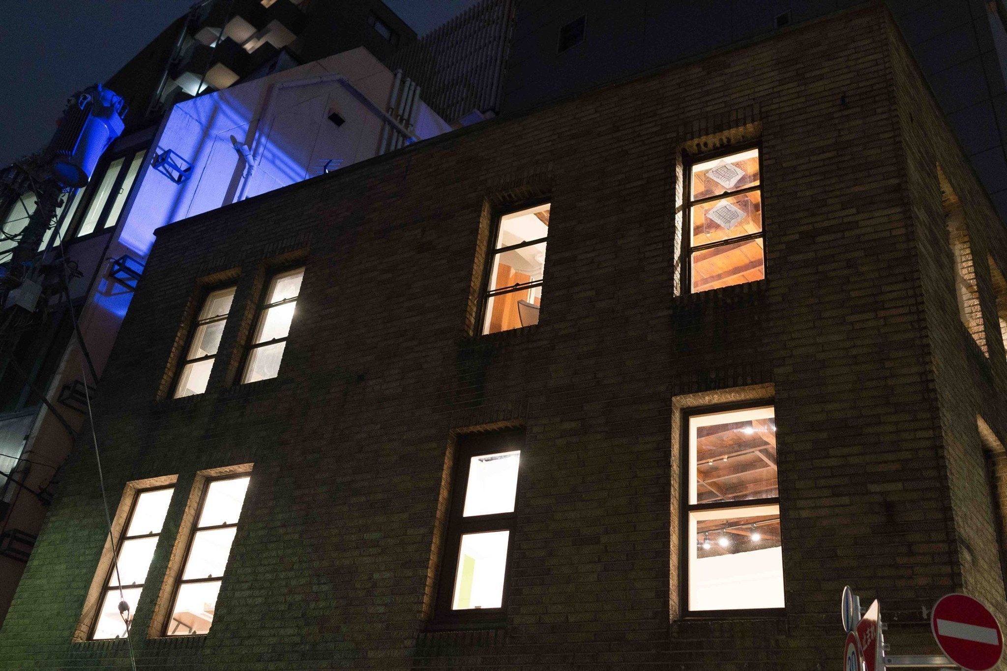 屋上ライトアップの様子②