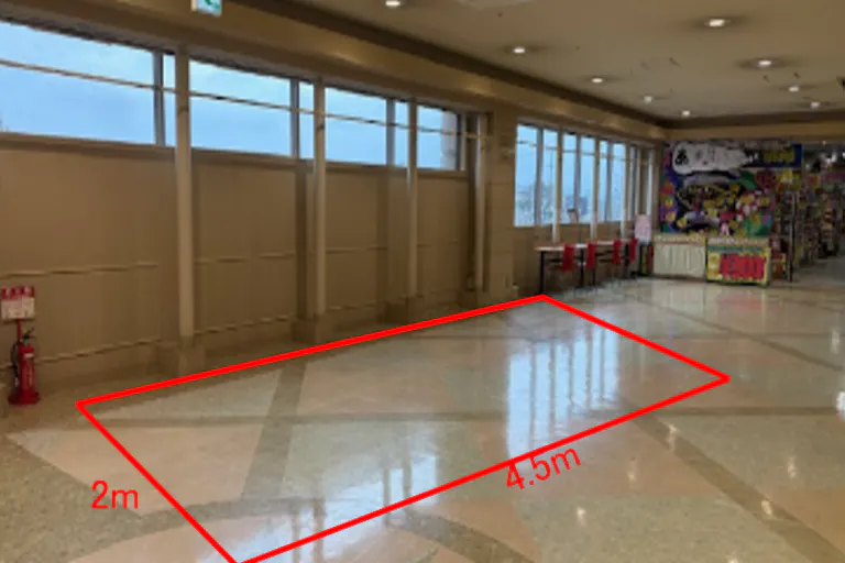 【イオン秋田中央店】2F特設広場 販促プロモーションや物販に最適なスーパー店内催事イベントスペースの画像1