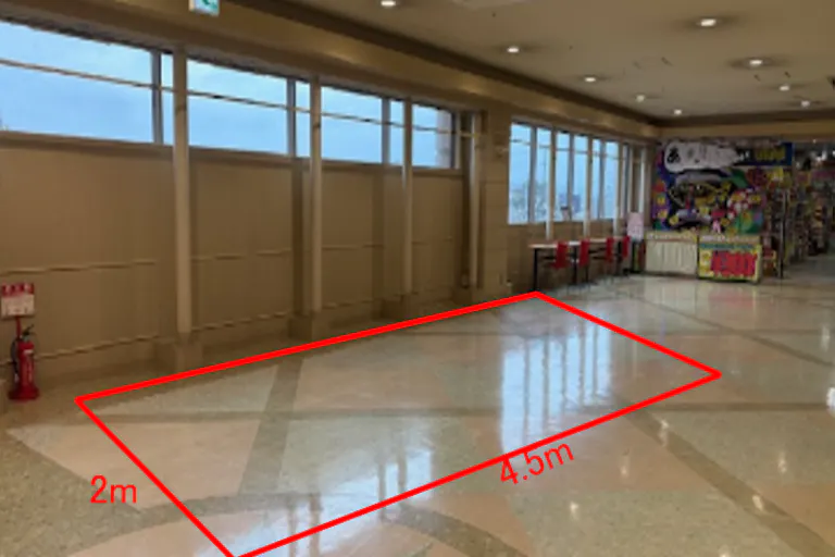 【イオン秋田中央店】2F特設広場 販促プロモーションや物販に最適なスーパー店内催事イベントスペースの画像1