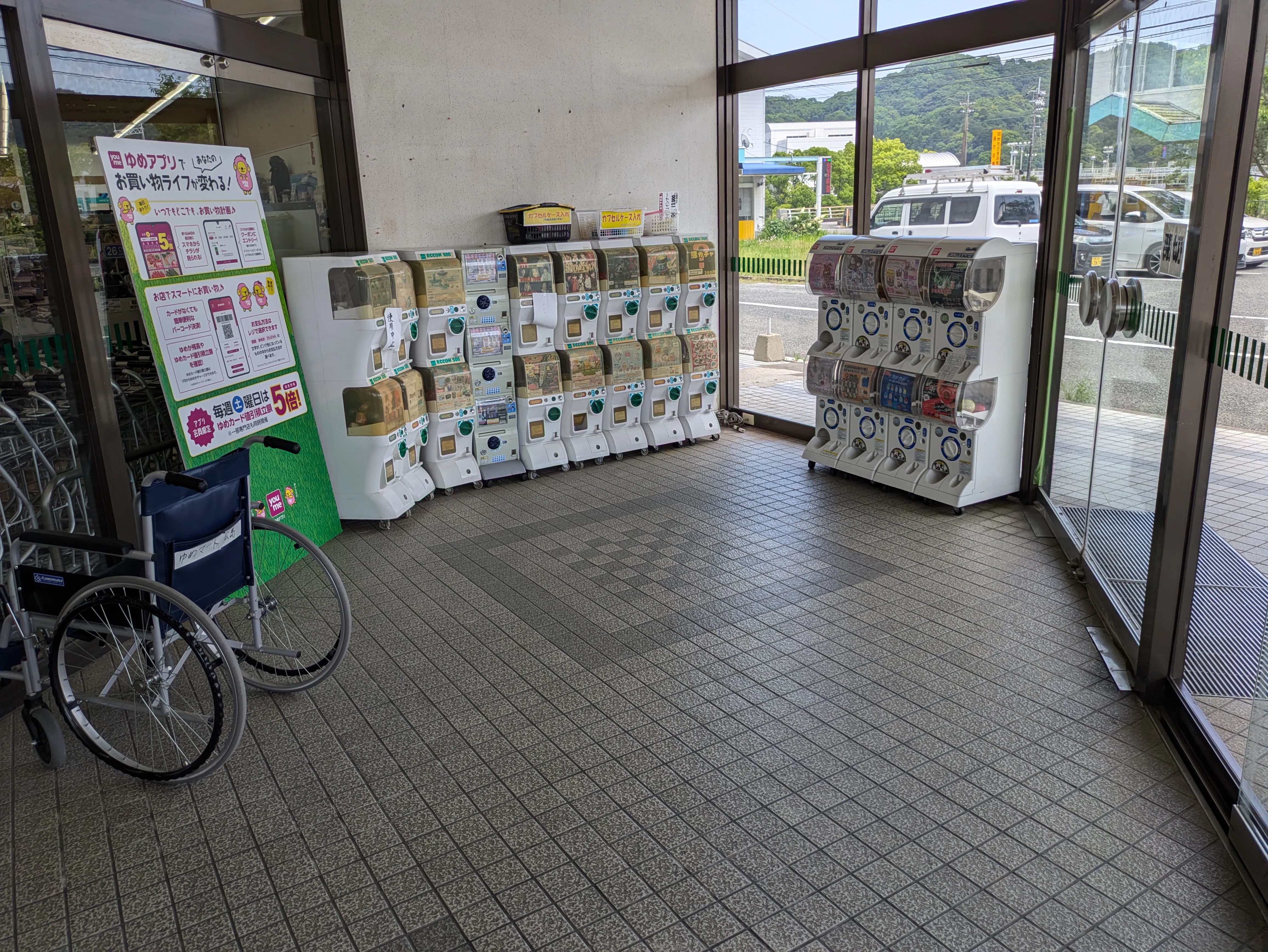 【ゆめマート松島】風除室　ポップアップストア(物販、食物販)やプロモーション用途に最適なスーパーの屋内催事イベントスペース