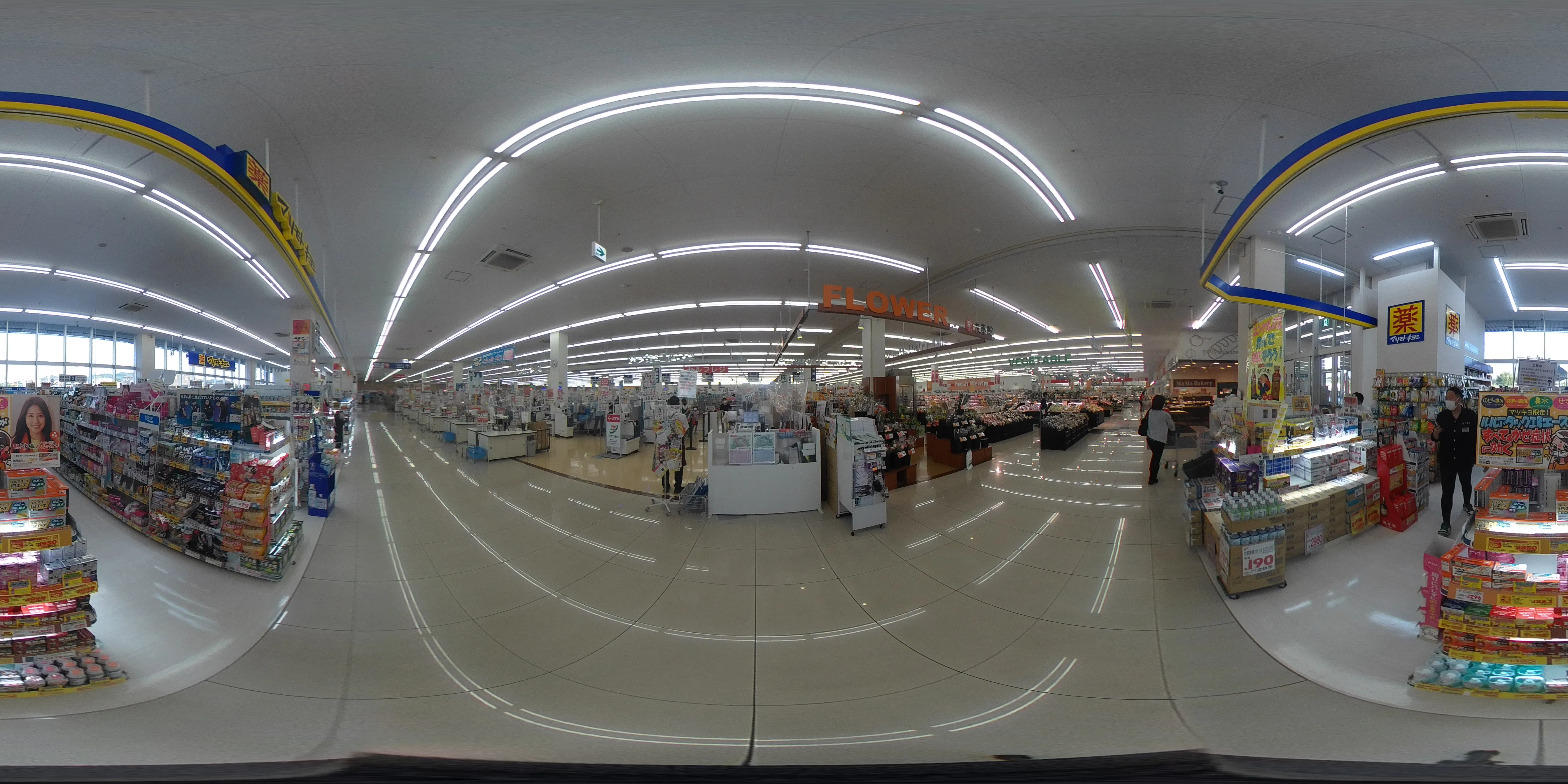 【スーパーセンターオークワ坂祝】プロモーションに利用可能なセルフレジ後ろのスペース