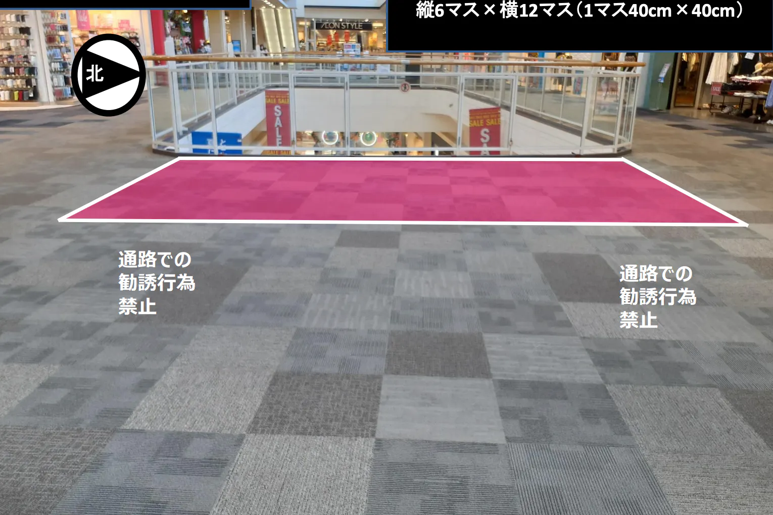 【イオンモール宮崎】西Cブリッジ(イング前西側)