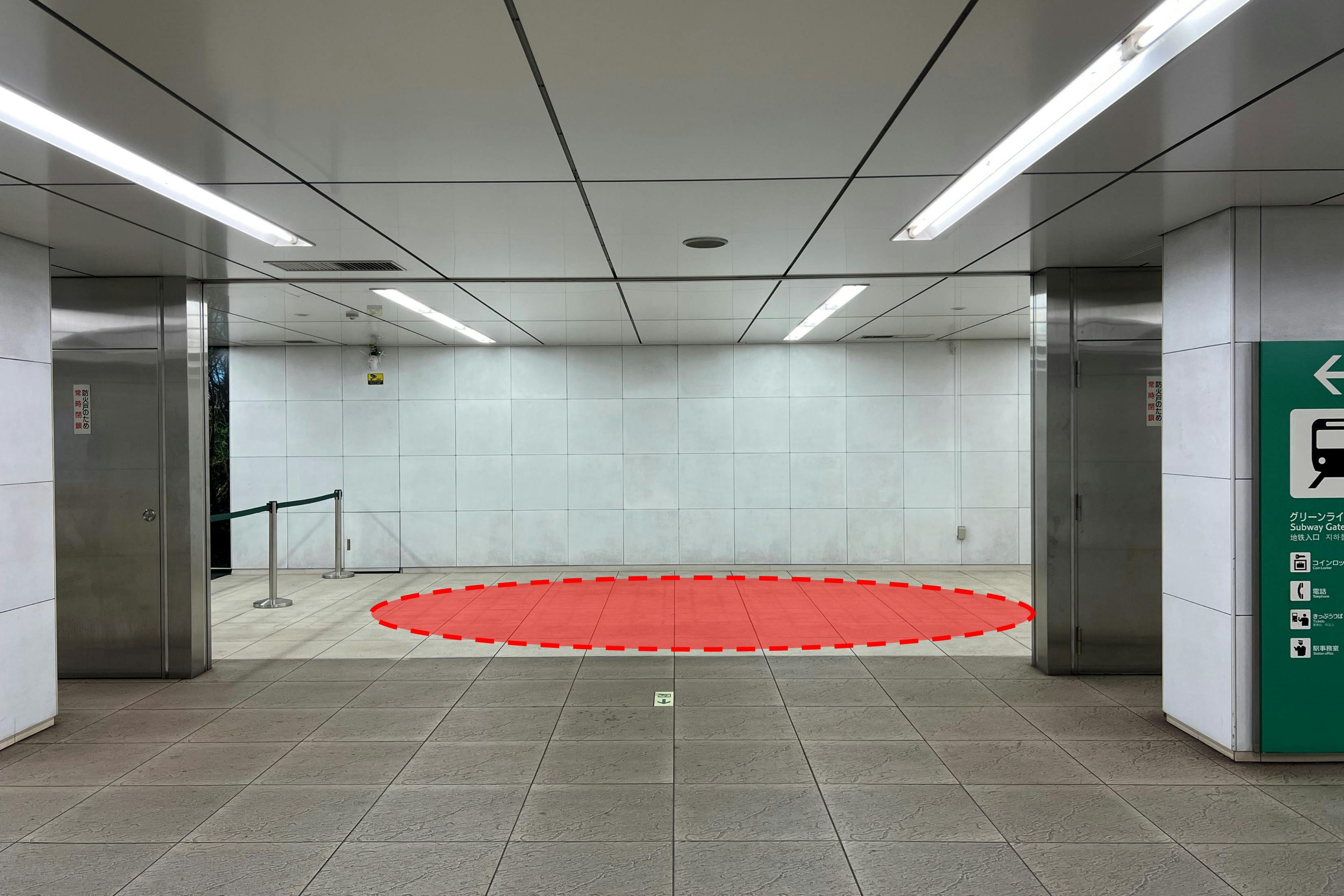 【横浜市営地下鉄グリーンライン中山駅】各種プロモーションやサンプリングに最適な改札外コンコース横のイベントスペース