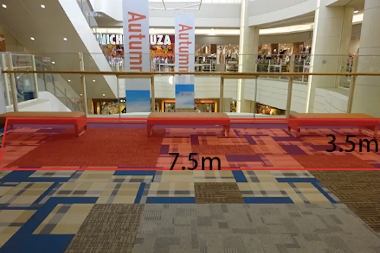 【イオンモール神戸北】3F さざんかブリッジ(島村楽器前)※ベンチ有の画像1