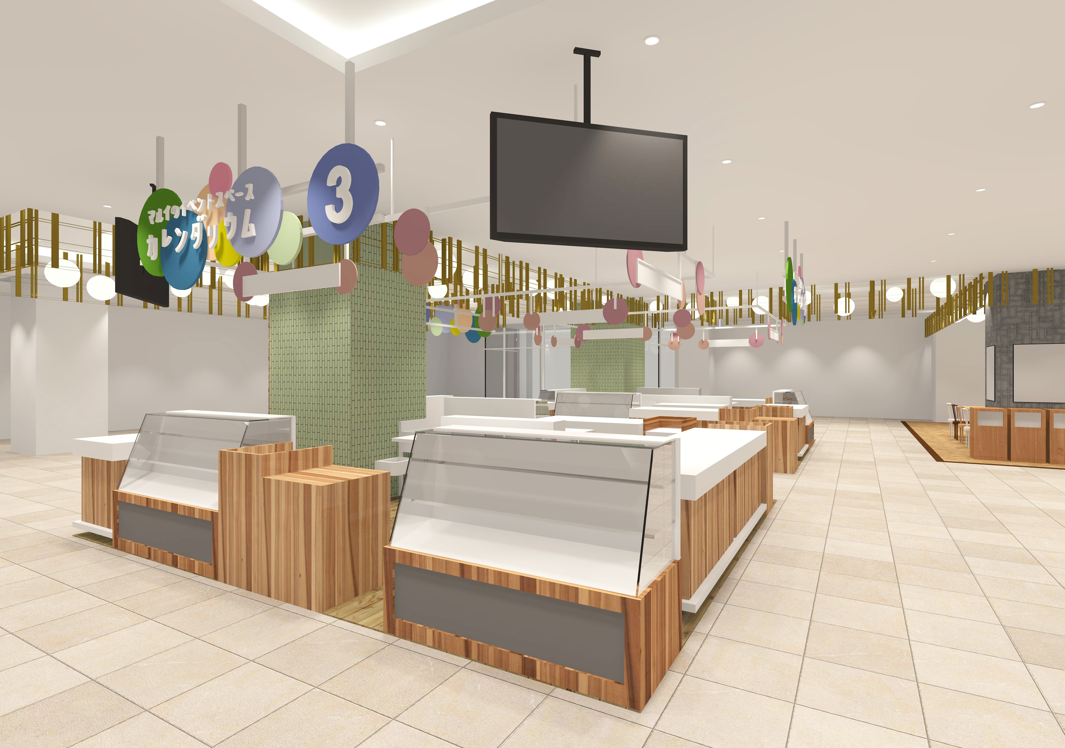 【北千住マルイ】2階 カレンダリウムF11【食物販・物産展】店内入って正面、什器完備の好立地スペースの画像10