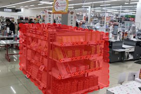 【西友 戸倉店】レジ付近 プロモーション用途や物販、食物販のポップアップストアに最適なスーパー店内催事イベントスペース