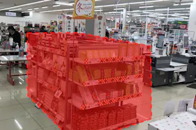 【西友 戸倉店】レジ付近 プロモーション用途や物販、食物販のポップアップストアに最適なスーパー店内催事イベントスペース