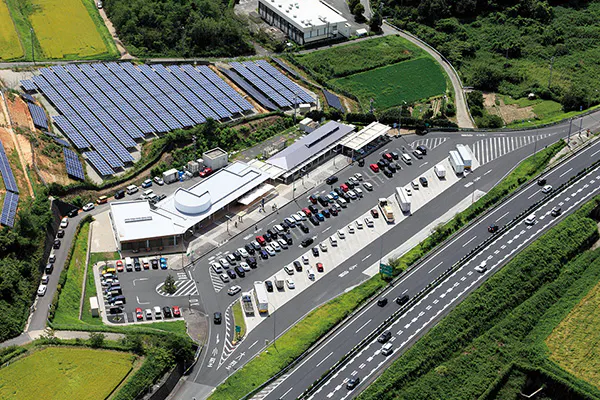 【既設阿久比下りパーキングエリア】PRイベントに利用可能なお土産売り場前のスペース