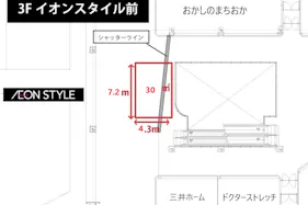 【イオンモール草津】3F イオンスタイル前
