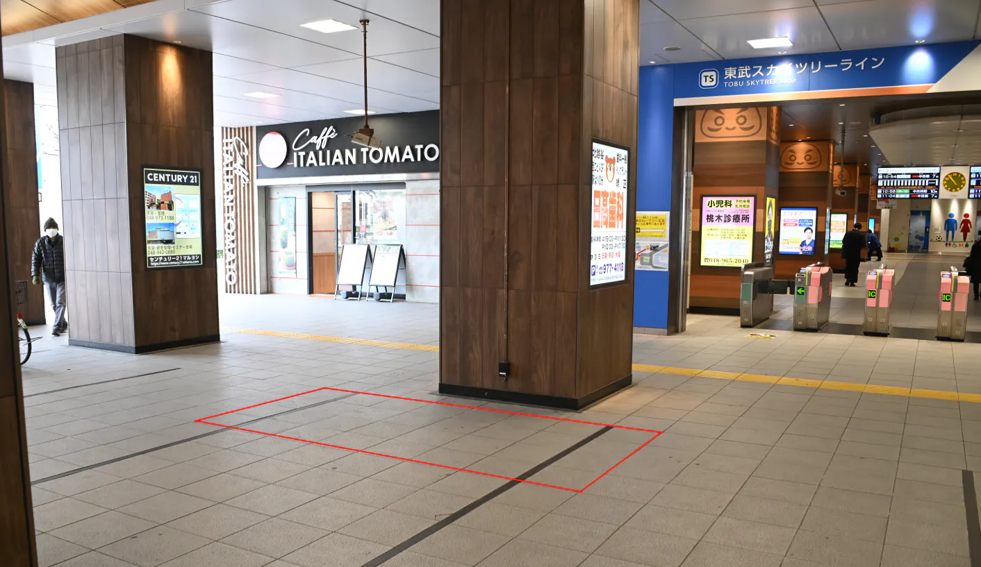 【北越谷駅】北越谷駅1階コンコース(B会場)