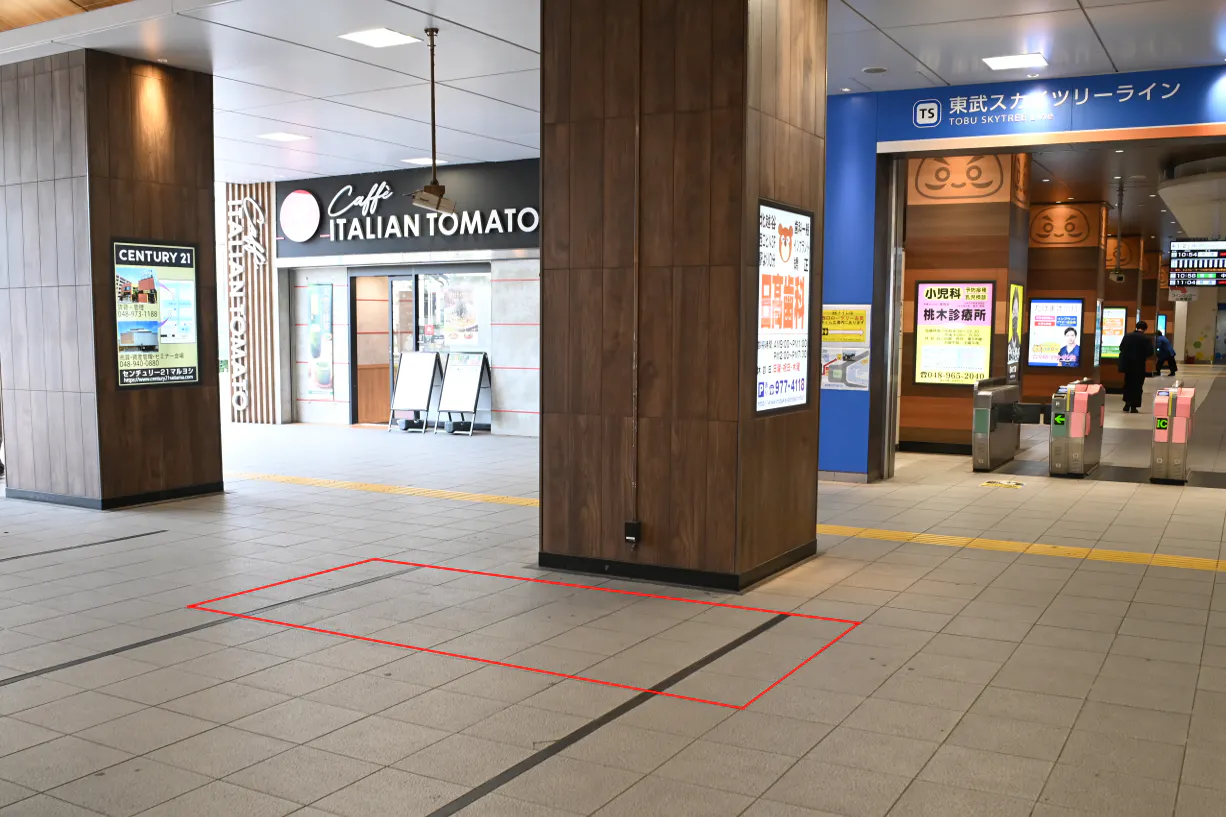 【北越谷駅】北越谷駅1階コンコース(B会場)