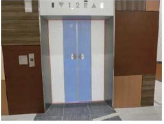【イオンモール天童】モール内広告 エレベーター