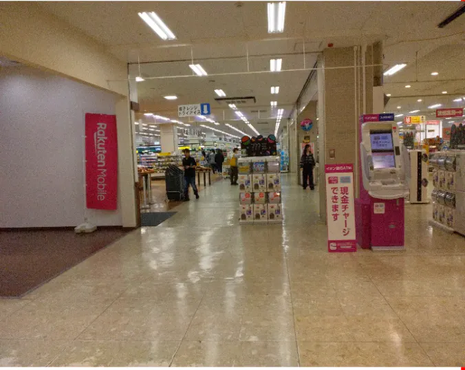 【イオン米沢店】正面入口フードコート側 販促プロモーションや物販に最適なスーパー店内催事イベントスペース