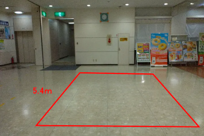 【イオン米沢店】正面入口フードコート側 販促プロモーションや物販に最適なスーパー店内催事イベントスペース