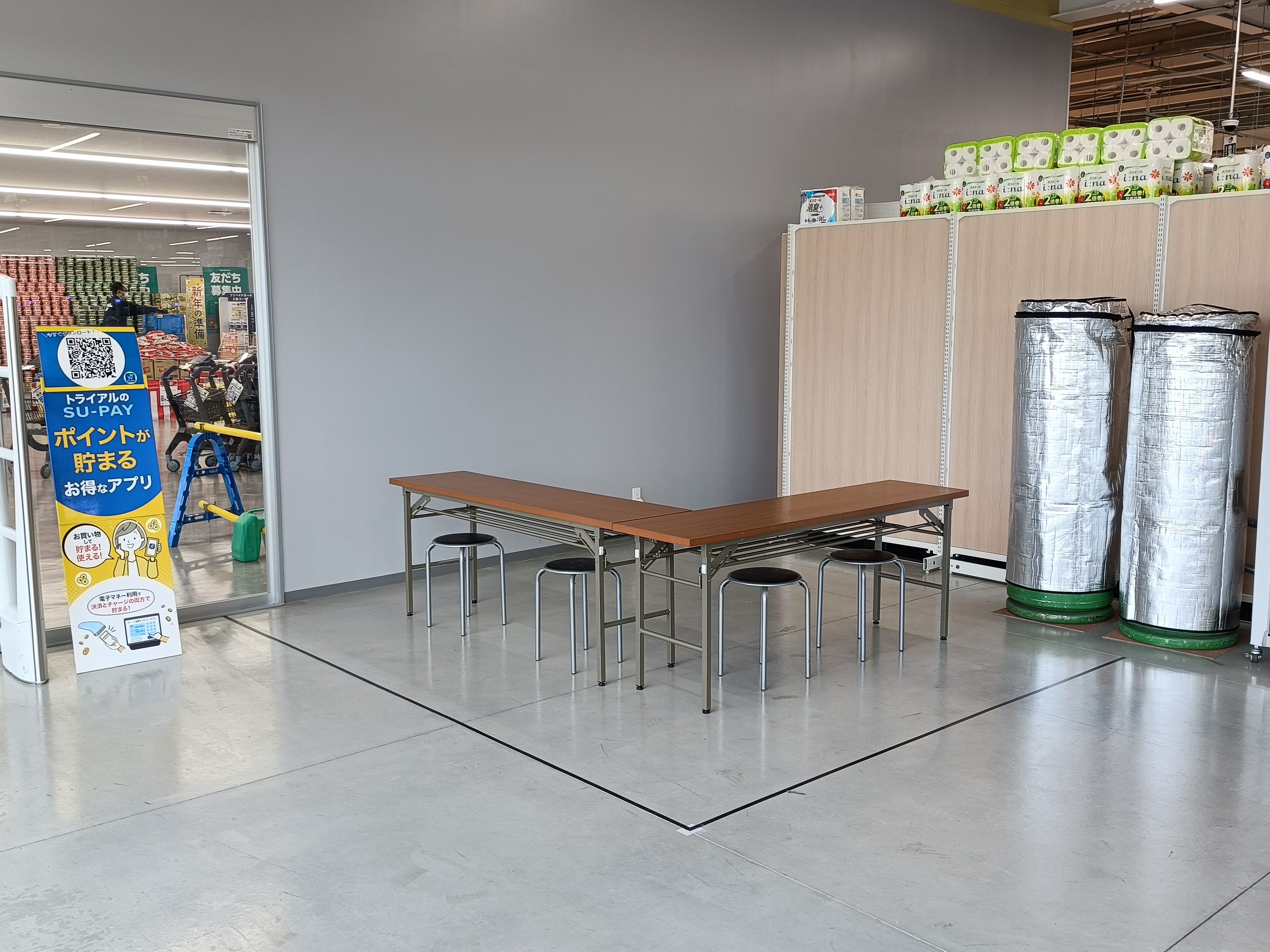 【メガセンタートライアル桜の郷店】販促プロモーションに最適な Ⓐ 屋内催事スペース➀