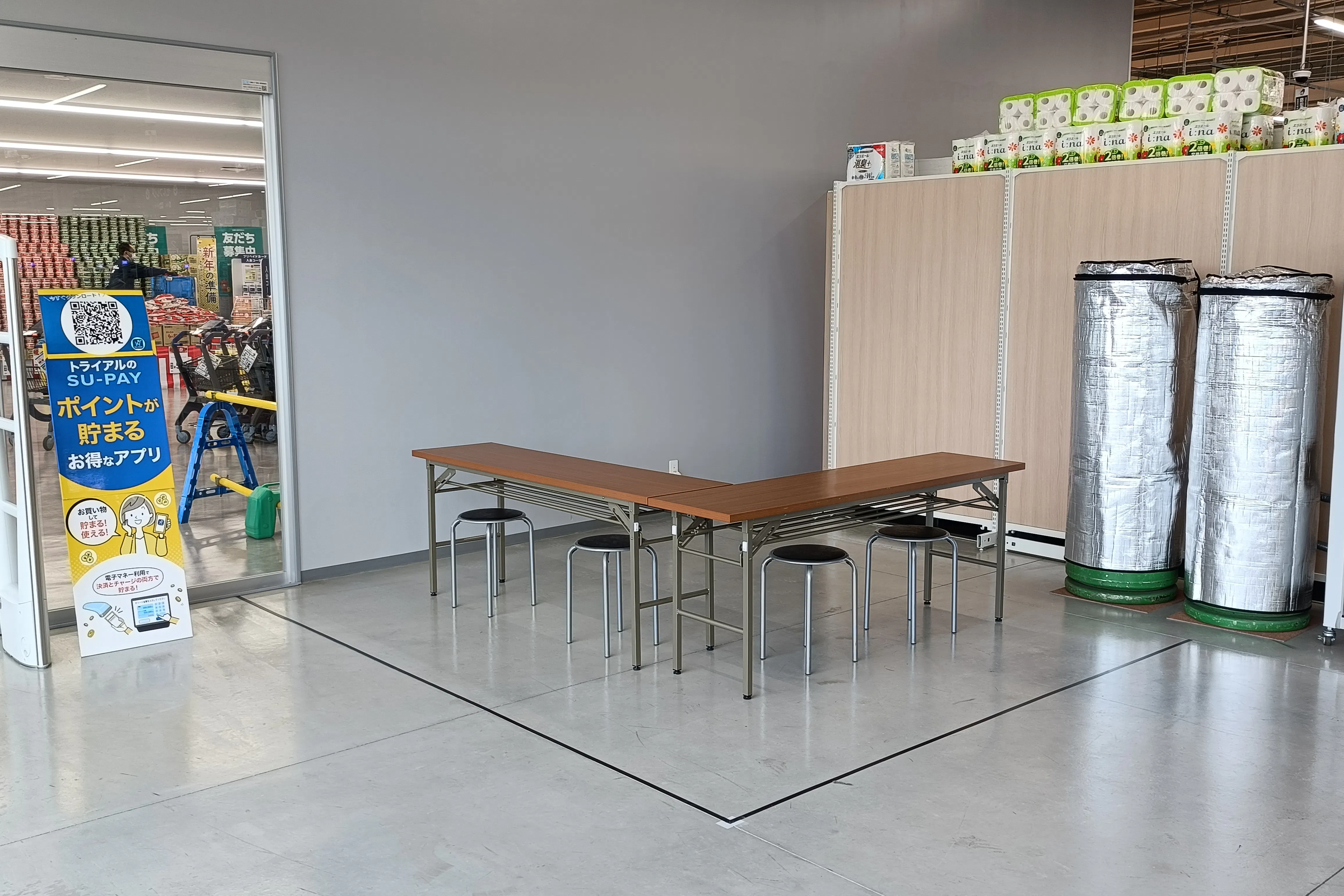 【メガセンタートライアル桜の郷店】販促プロモーションに最適な Ⓐ 屋内催事スペース➀