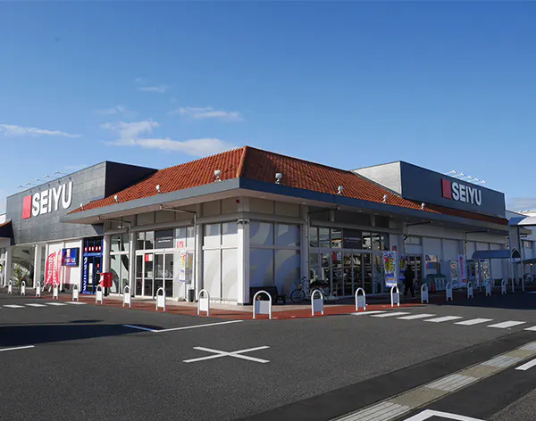 【西友　岐阜華陽店】1F 風除室　プロモーション用途や物販、食物販のポップアップストアに最適なスーパー店内催事イベントスペース