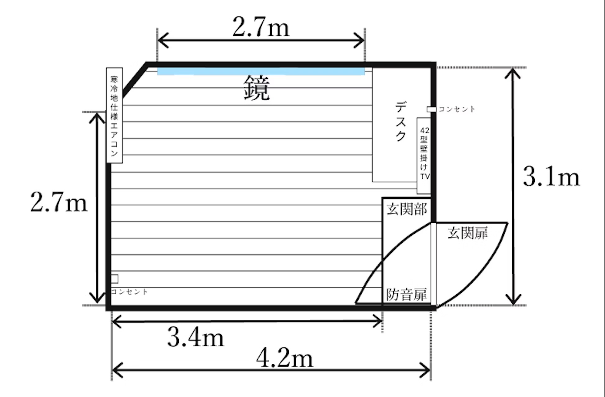【北18条駅7分】ポップアップストアや展示会・撮影に最適！24時間利用可な鏡付きコンパクトイベントスペース「レンタルスタジオエイジュ札幌北18条」