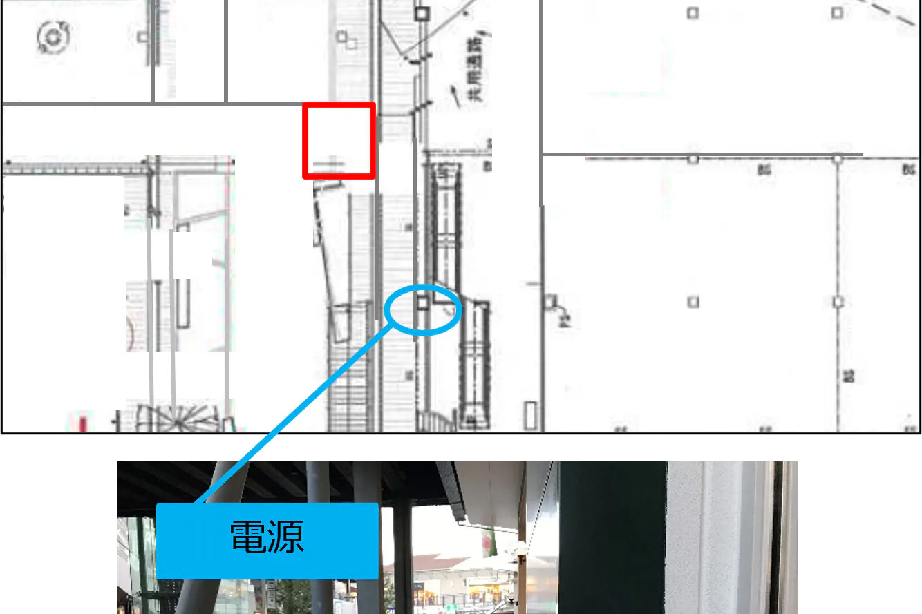 【みのおキューズモール】「⑩L通り Eスペース」各種プロモーションや相談会に最適なエスカレーター近くのイベントスペース