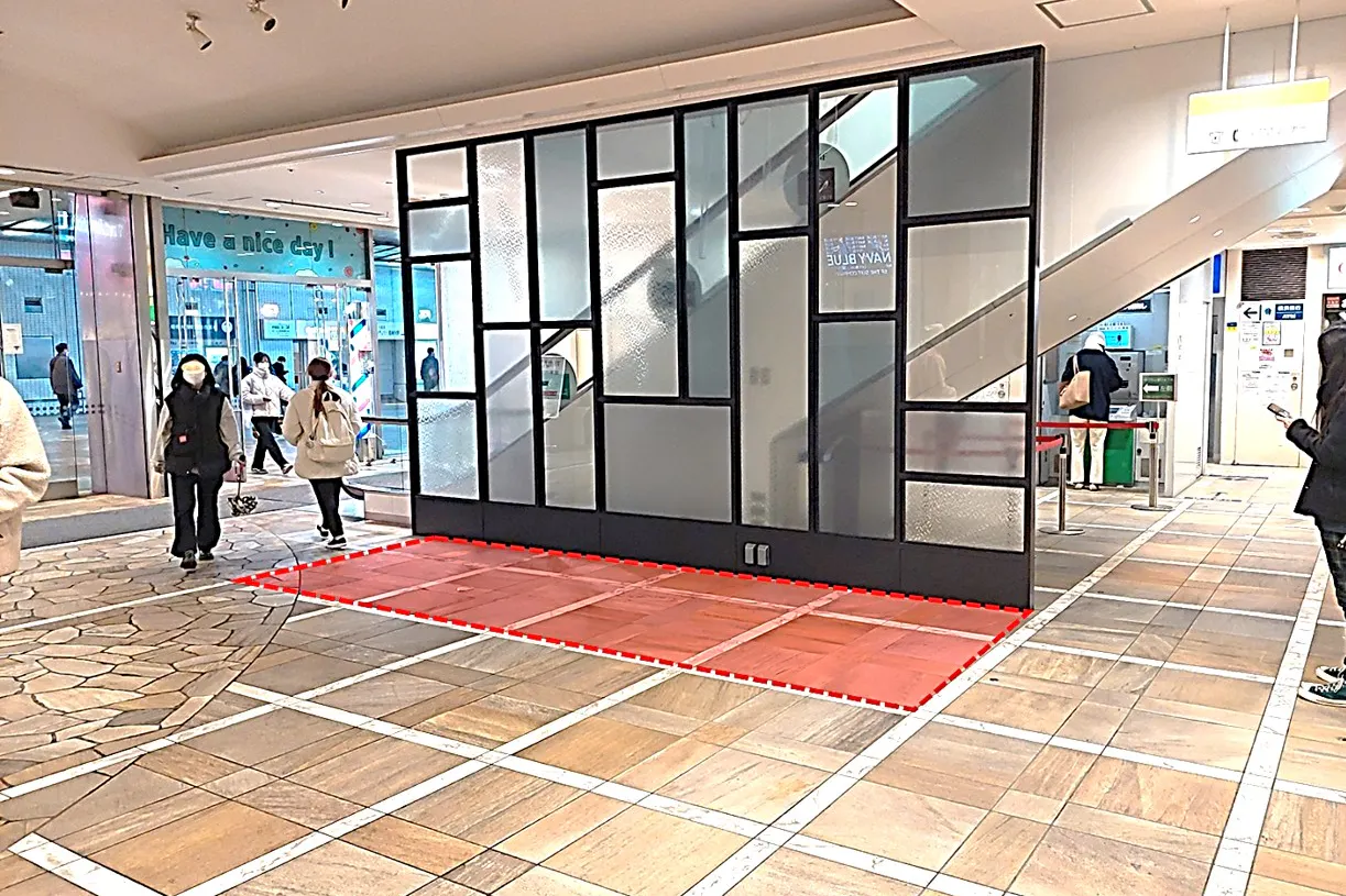 【相模大野ステーションスクエア】相模大野ステーションスクエアA館3階シースルーエレベーター前