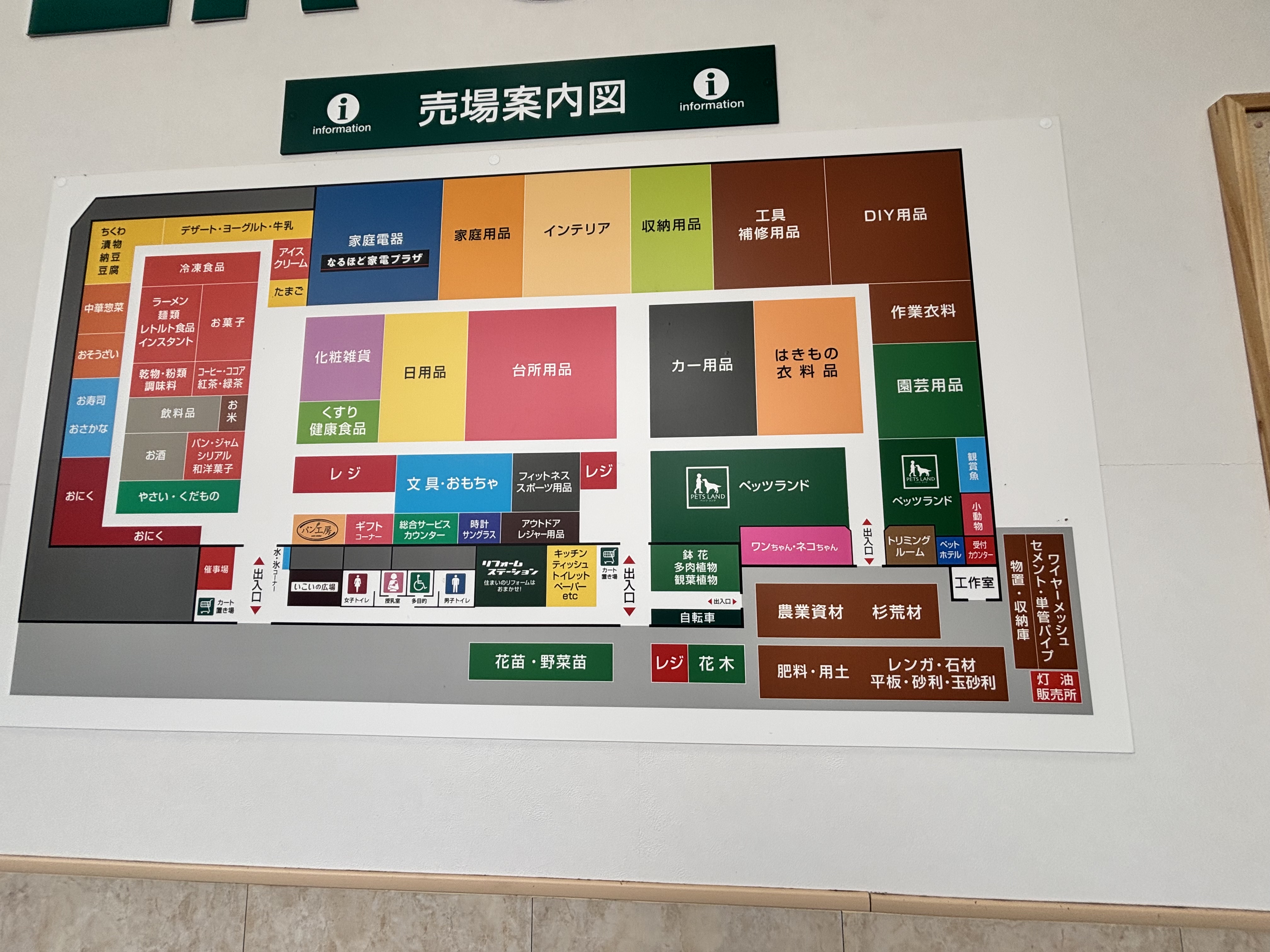 HIヒロセ スーパーコンボ竹田店　風除室