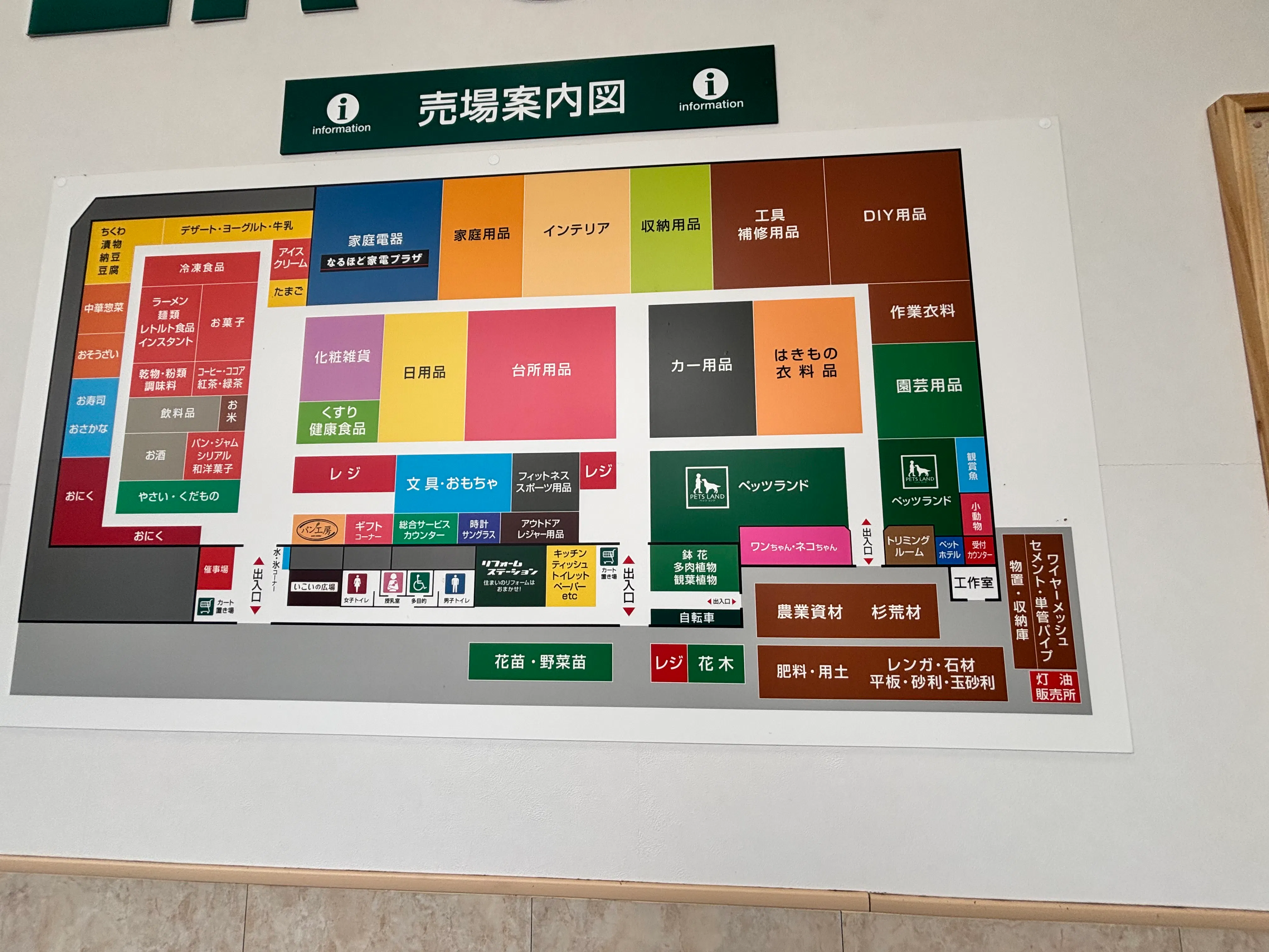 HIヒロセ スーパーコンボ竹田店　風除室