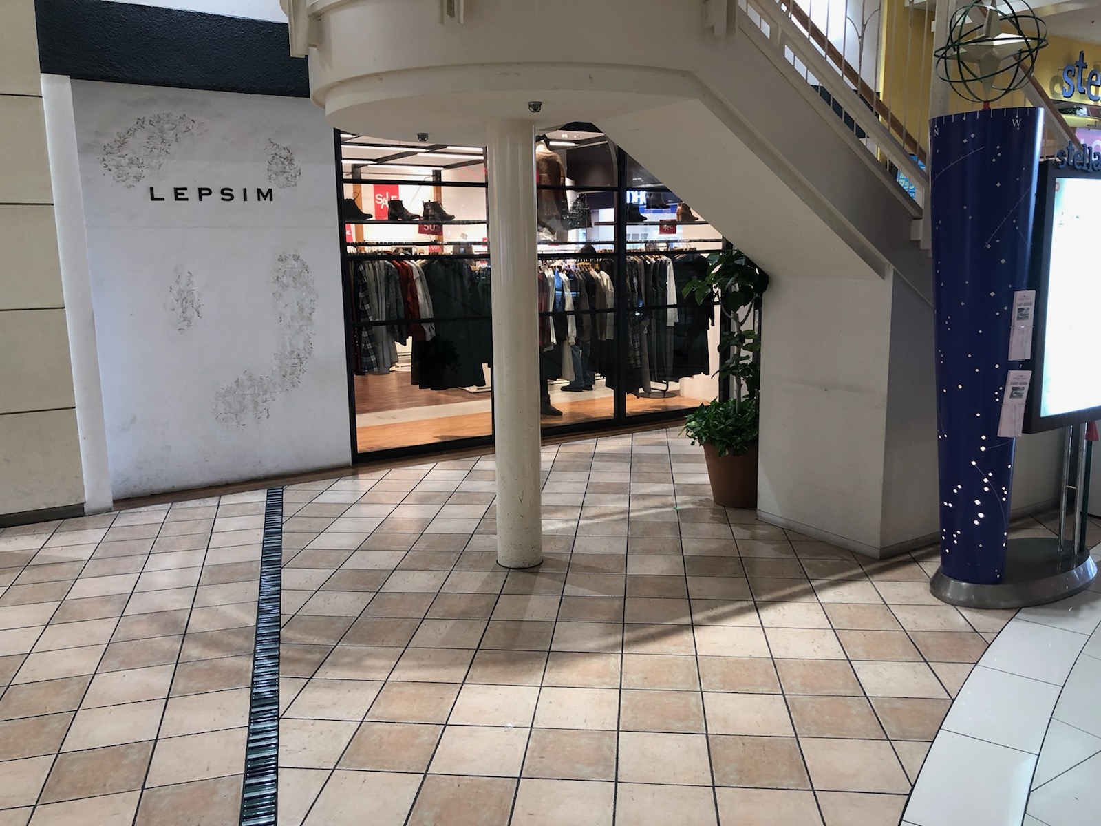 約6平米のポップアップストアに最適な広さのスペースです。