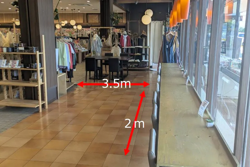 【TSUTAYAたかなべ店】販促プロモーションや物販に最適な店舗の中央にあるイベントスペース