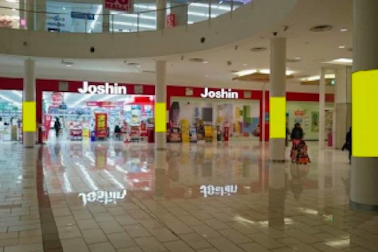 【イオンモール草津】モール内広告 柱巻きの画像1