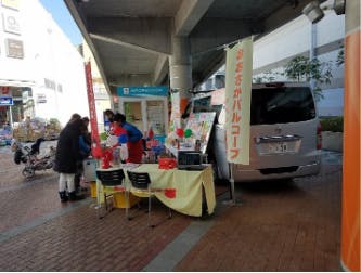 【もりのみやキューズモールBASE】「②1F セントラルスクエア前中央(CS前中央)」屋根下で四方から通行客に視認されやすい食物販やPRプロモーション向けの人気イベントスペース