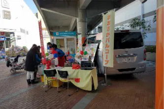 【もりのみやキューズモールBASE】「②1F セントラルスクエア前中央(CS前中央)」屋根下で四方から通行客に視認されやすい食物販やPRプロモーション向けの人気イベントスペース