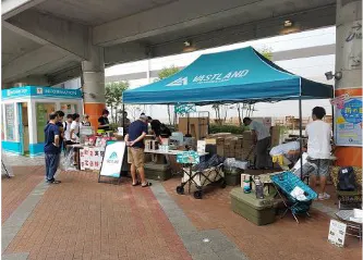 【もりのみやキューズモールBASE】「②1F セントラルスクエア前中央（CS前中央）」屋根下で四方から通行客に視認されやすい食物販やPRプロモーション向けの人気イベントスペース