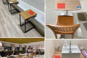 【イオンモールむさし村山】モール内広告 従業員休憩所