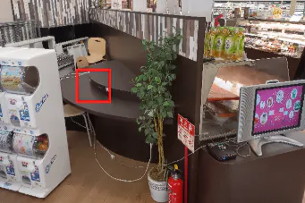 【マックスバリュ西根店】くつろぎスペース前 販促プロモーションに最適なスーパー店内催事イベントスペース