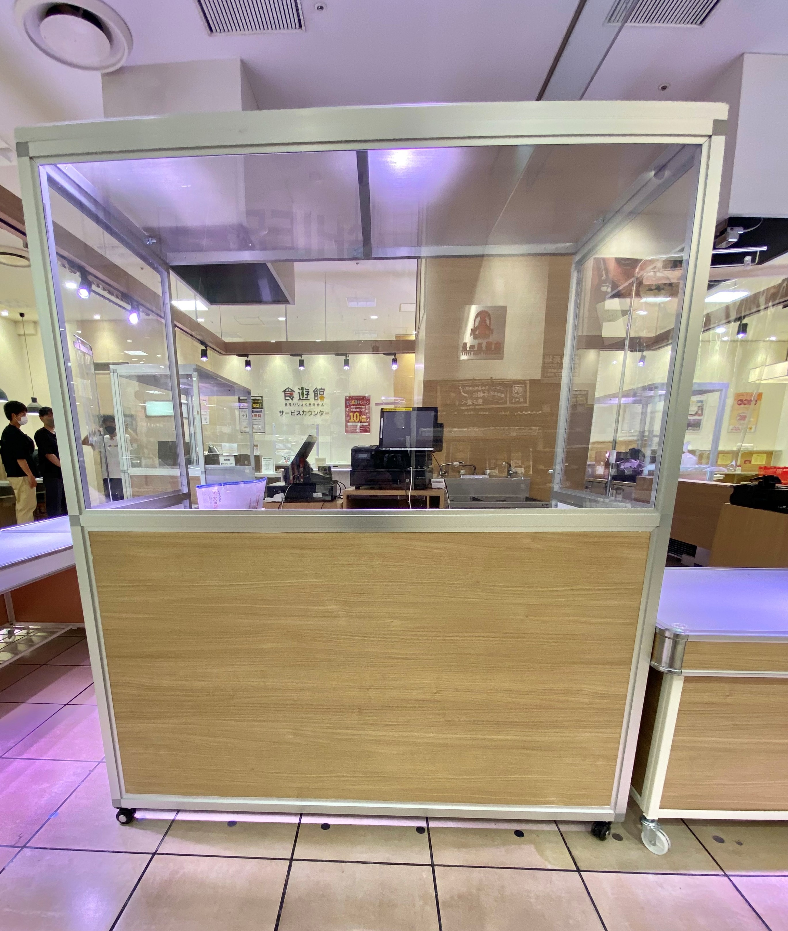 【マルイファミリー志木】1階 カレンダリウムF01【食物販・調理行為可能】生鮮食品フロアーに位置し、集合型のサークル状の区画。実演販売に最適なスペースです。