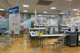 【西友 清瀬店】3Fレジ横ギフト売場 プロモーション用途や物販、食物販のポップアップストアに最適なスーパー店内催事イベントスペース