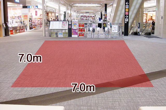 【イオンモール浜松志都呂】2階イオン側連絡通路